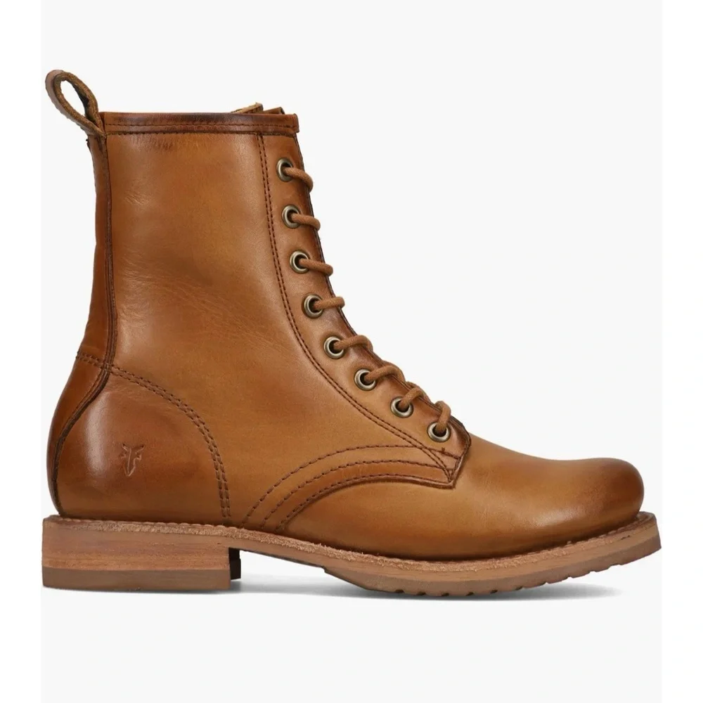 Frye Veronica Combat leather boots - Picture 1 of 8